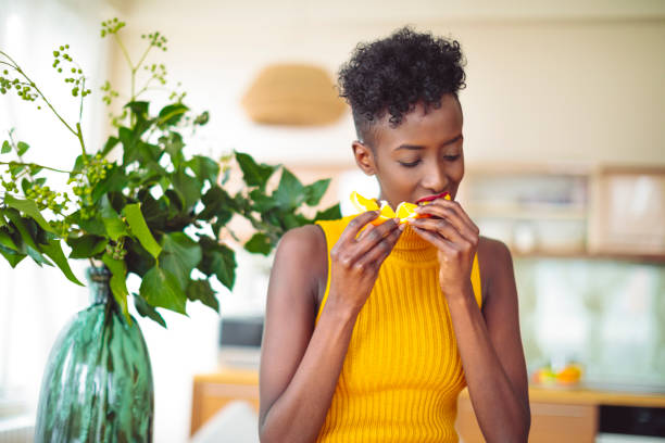 istock Young woman at home 2197740688