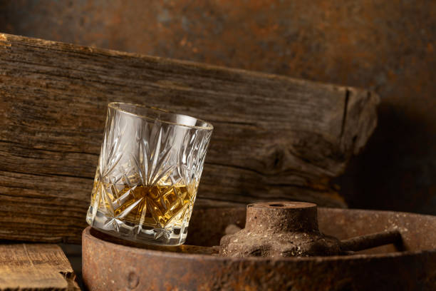 istock Whiskey in crystal glass. 2197745610