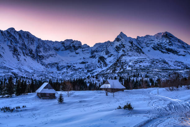 istock Sunrise inTatra Mountains at snowy winter. Poland 2197747302