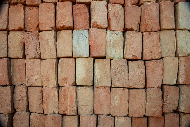 istock Brick factories burn and arrange bricks. These bricks are 2197752650