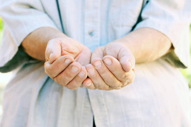 istock Hands of old senior 2197753875