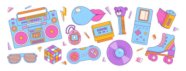 520+ Drawing Of The 80s Disco Fashion Stock Illustrations, Royalty