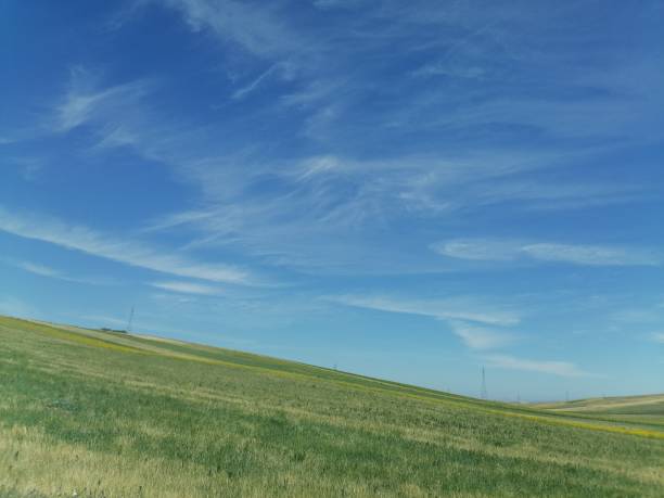 istock Serene Sky and Lush Greenery Landscape 2197760388