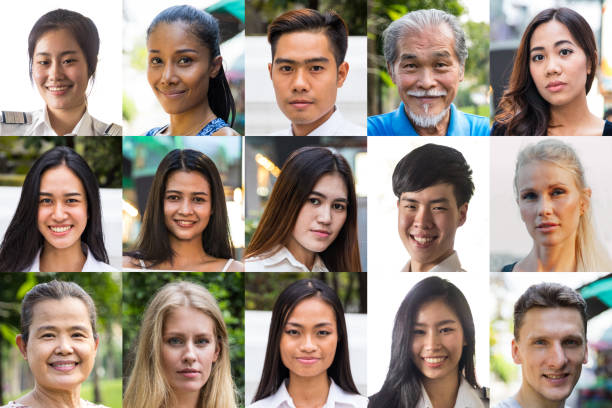 Lying side by side, they gaze directly into the camera, their intense eye contact conveying unity and individuality. Their close positioning highlights a strong sense of trust and connection