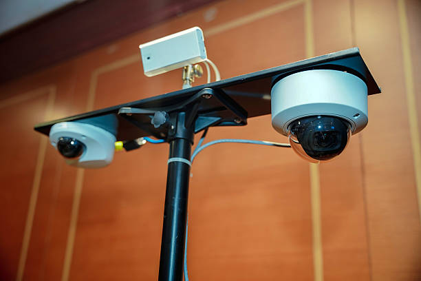 istock Different types of CCTV cameras installed to protect assets 2197787646