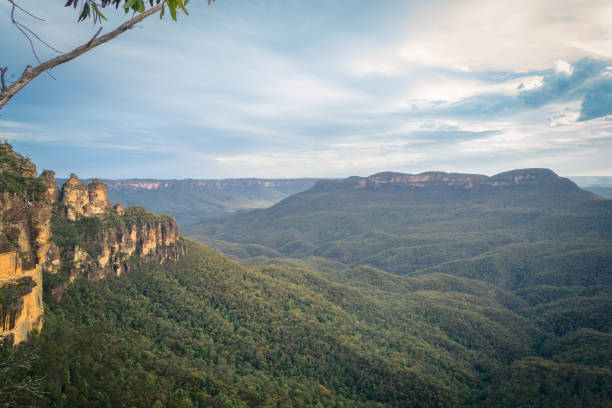 istock Three Sisters Rock Formation in Blue Mountains Scenic Landscape 2197791485