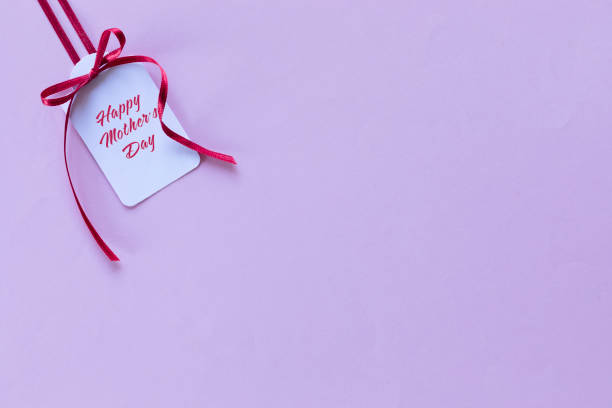A white gift tag with \