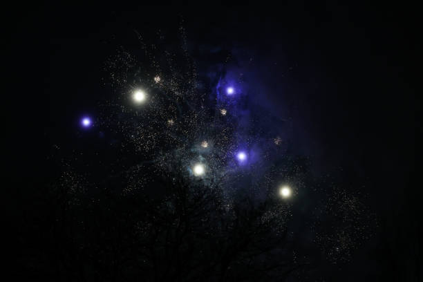 istock Small amatuer new years firework shooting fireworks. 2197796375
