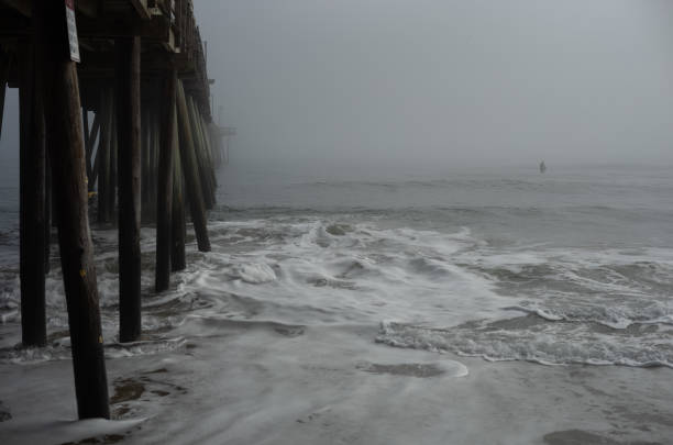 istock Foggy winter day at the Beach 2197796799
