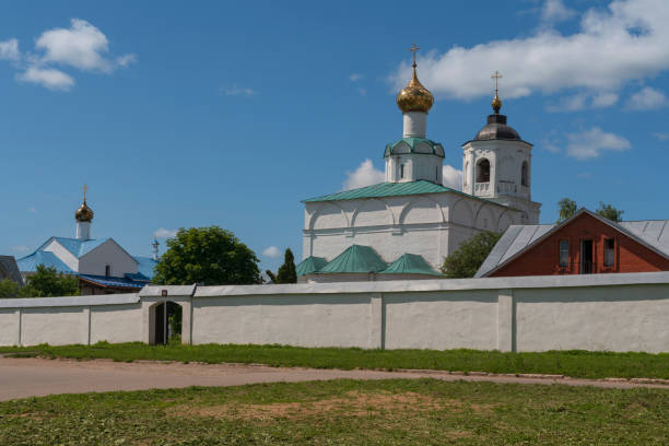 istock St. Basil the Great Cathedral (Vasilievsky Cathedral) with a bell tower in St. Vasilievsky Monastery on a sunny summer day, Suzdal, Vladimir Region, Russia 2197809114