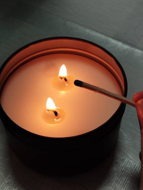 istock Match and Candle, Match Unlit, Candle Burning 2197815627