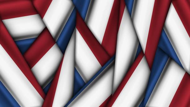 istock Set of NETHERLANDS Flags Stacked on Top of Each Other 2197819698
