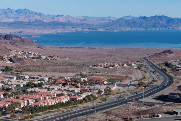 istock Drone View of Boulder City, NV 2197822644