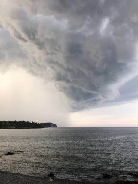 istock Storm clouds over Lake Superior 2197838881