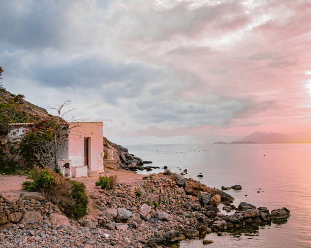 istock Sunset in La Azohia. Murcia. Spain 2197849292
