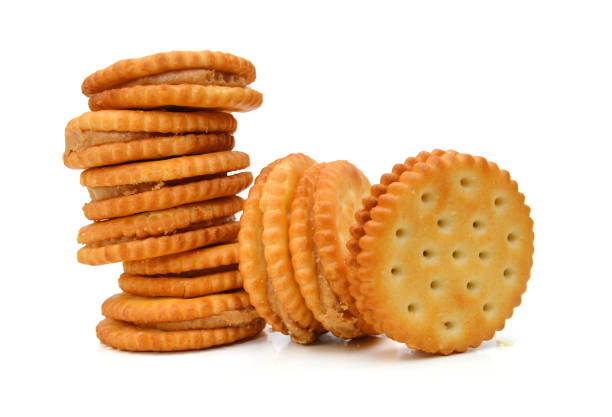 istock Fresh and tasty croissant over white background 2197860482