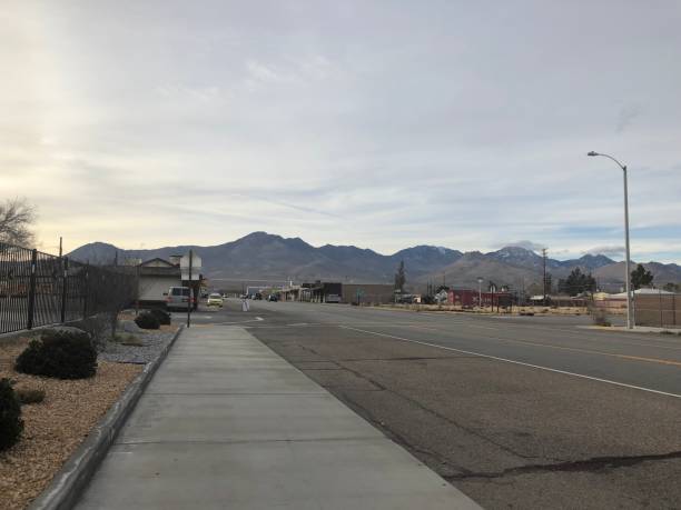 Main Street Through Ridgecrest, California