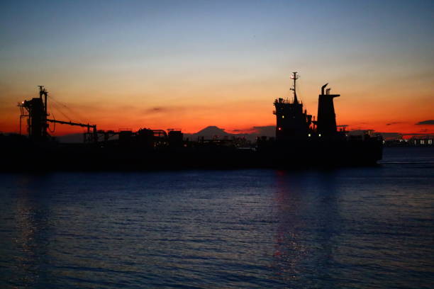 This photo was taken from Tokyo Bay.
