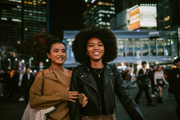 istock Young female friends visiting Tokyo 2197874877