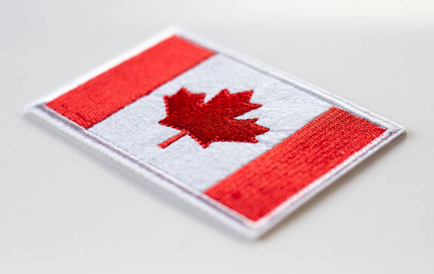istock Embroidered Canadian Flag 2197877222