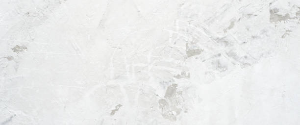 istock Blank white grunge concrete, cement wall texture background, banner, interior minimal design, white background, abstract banner 2197879000