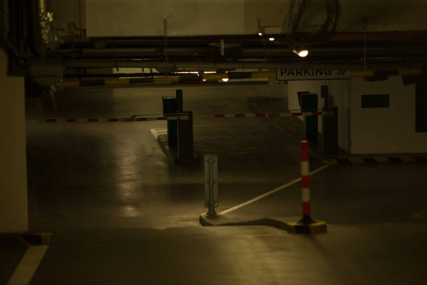 Garage interior, background