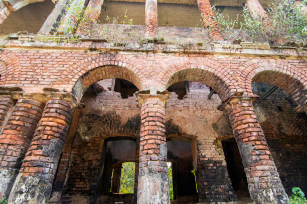 istock Old Ruin of Nilkuthi, British Era Bengali Architecture 2197886885