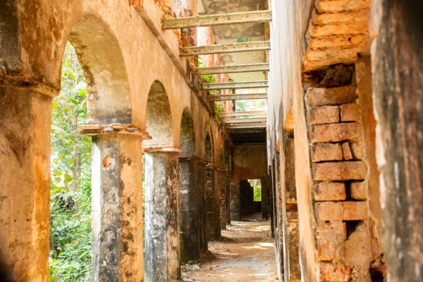 istock Old Ruin of Nilkuthi, British Era Bengali Architecture 2197887034