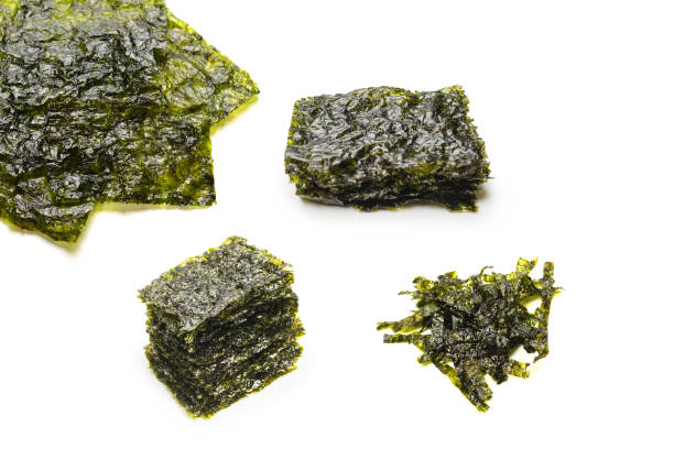 istock Nori seaweed isolated on white. 2197890855