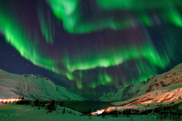 istock Aurora Borealis - Northern Lights 2197894338