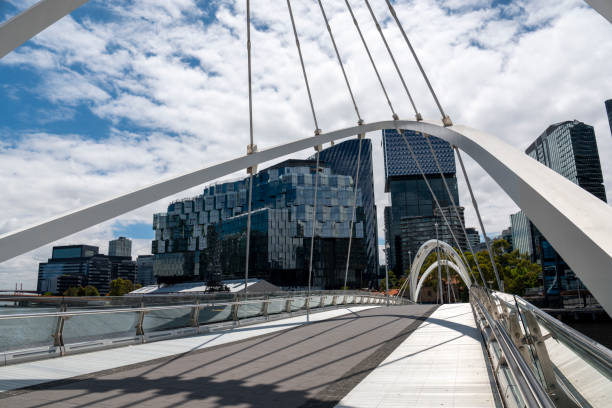 istock Seafarers Bridge in Downtown Melbourne, Australia 2197907253