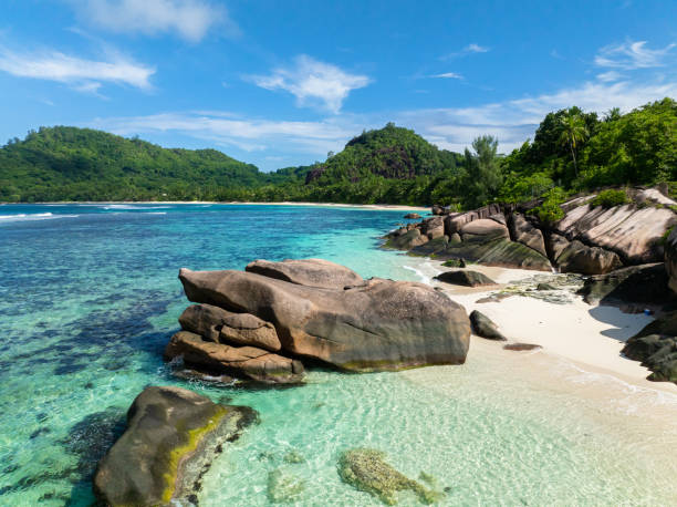 istock Beautiful beaches. Seychelles, Mahe. 2197917319