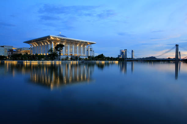 istock An image of blue hour scenery at Putrajaya Mosque 2197917611
