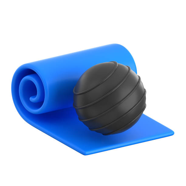 istock Yoga Practice Equipment 3D illustration 2197922109