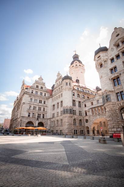 istock Historic Building with Tower in Leipzig 2197927378