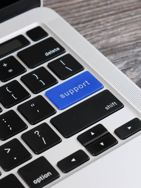 istock Close-up keyboard of a modern laptop. 2197928733
