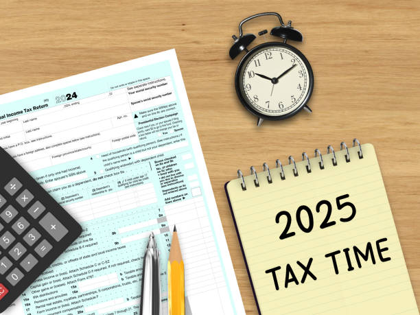 istock Tax time 2025 preparation planning audit finance 2197930187