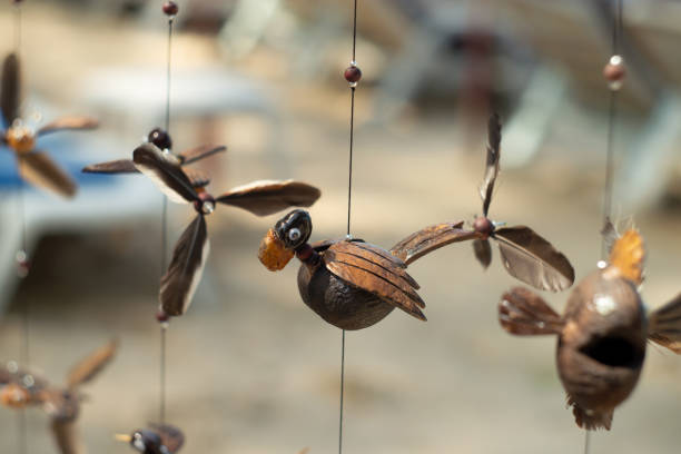 Hanging souvenirs in Phuket, Thailand, wind chime