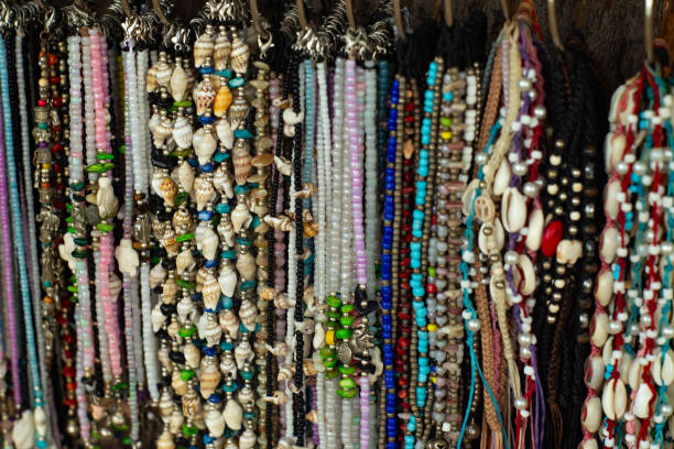 istock Shells and beads in Phuket, Thailand. Market 2197931272