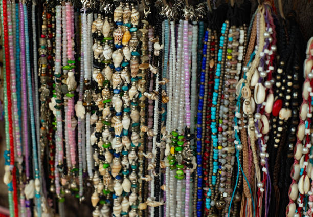 istock Shells and beads in Phuket, Thailand. Market 2197931273