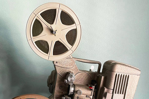istock Old retro movie projector vintage 2197933378