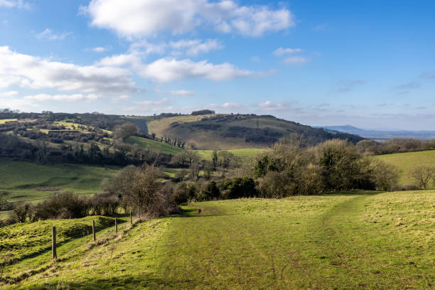 istock A South Downs rural landscape with a blue sky overhead 2197944516