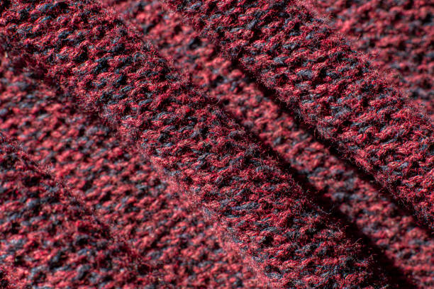 Red sweater with folds