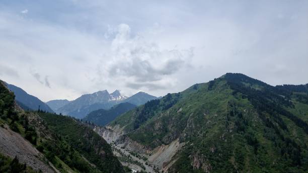 istock Beautiful Mountain Landscape With Clouds 2197950771