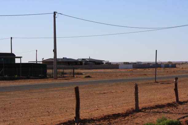 istock Looking south down the Outback Highway in Marree South Australia 2197951230