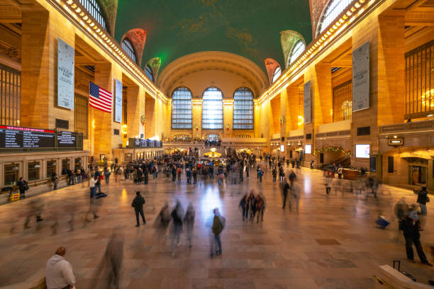 istock Grand Central Terminal Interior with Bustling Crowd and Iconic Architecture 2197952467