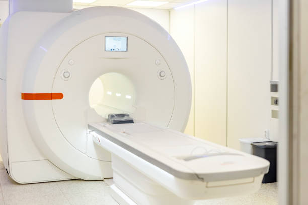 istock Modern Medical MRI Machine in Laboratory Setting for Diagnostic Imaging 2197952662