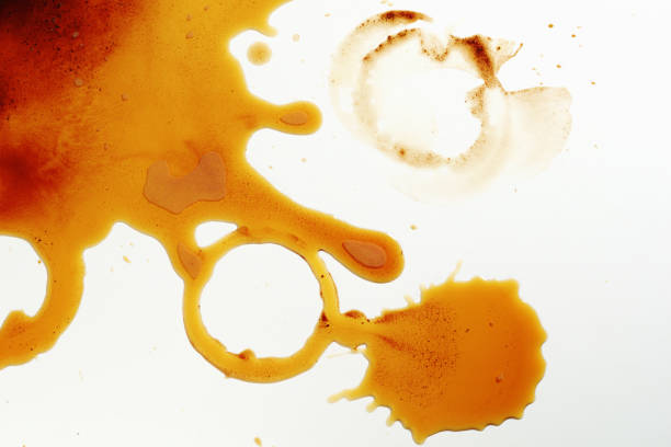 istock Prints of coffee spilled 2197953741