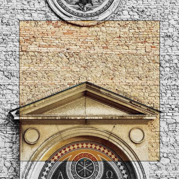 Black and white frame with color photos by Asolo