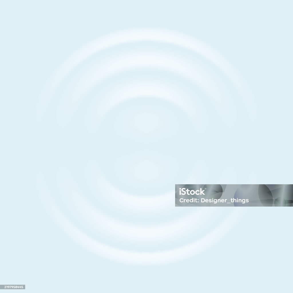 Water Riffle Effect Vector Ilustración de Water Ripple Effect Top View Realistic Caustic Drop Or ...
